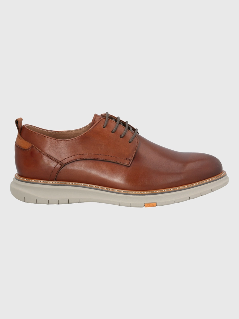 ZAPATO CUERO CAFE  HOMBRE RUSTIC HUSH PUPPIES - 2
