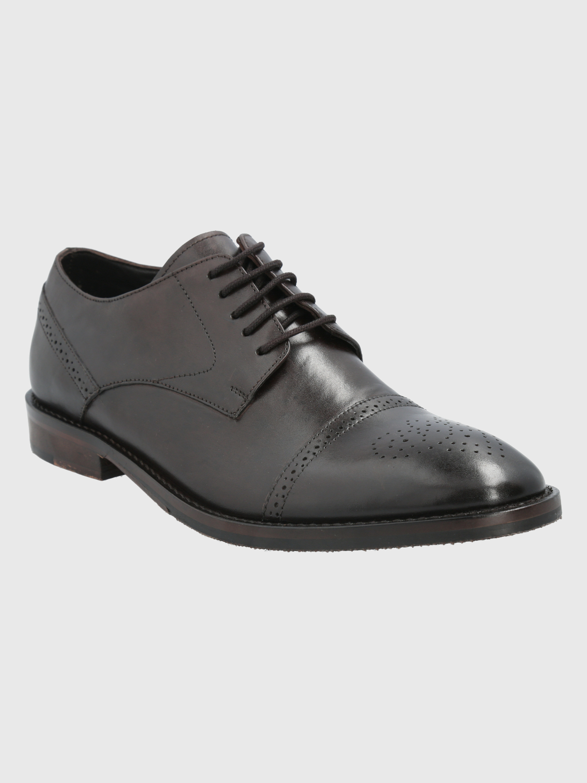 ZAPATO CUERO CAFÉ OSCURO HOMBRE KENTON HUSH PUPPIES - 1