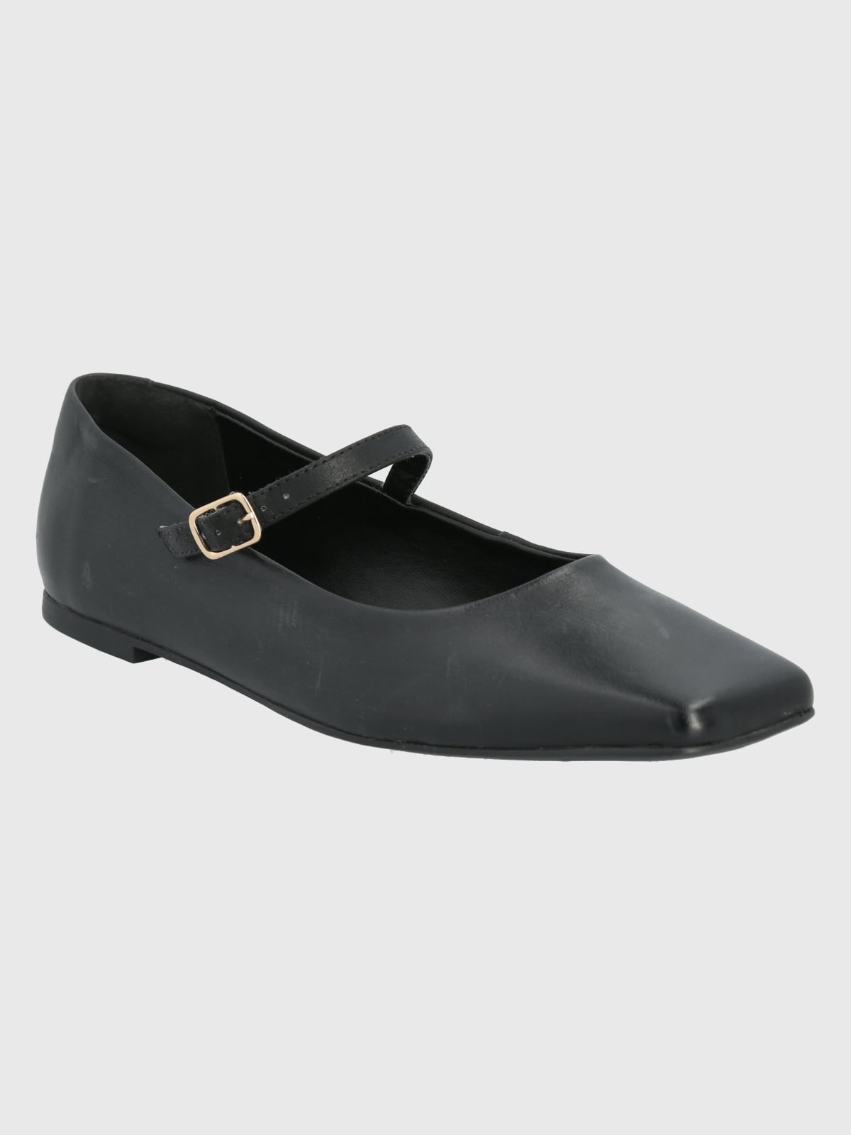 ZAPATO CUERO NEGRO MUJER LOVERE HUSH PUPPIES - 1