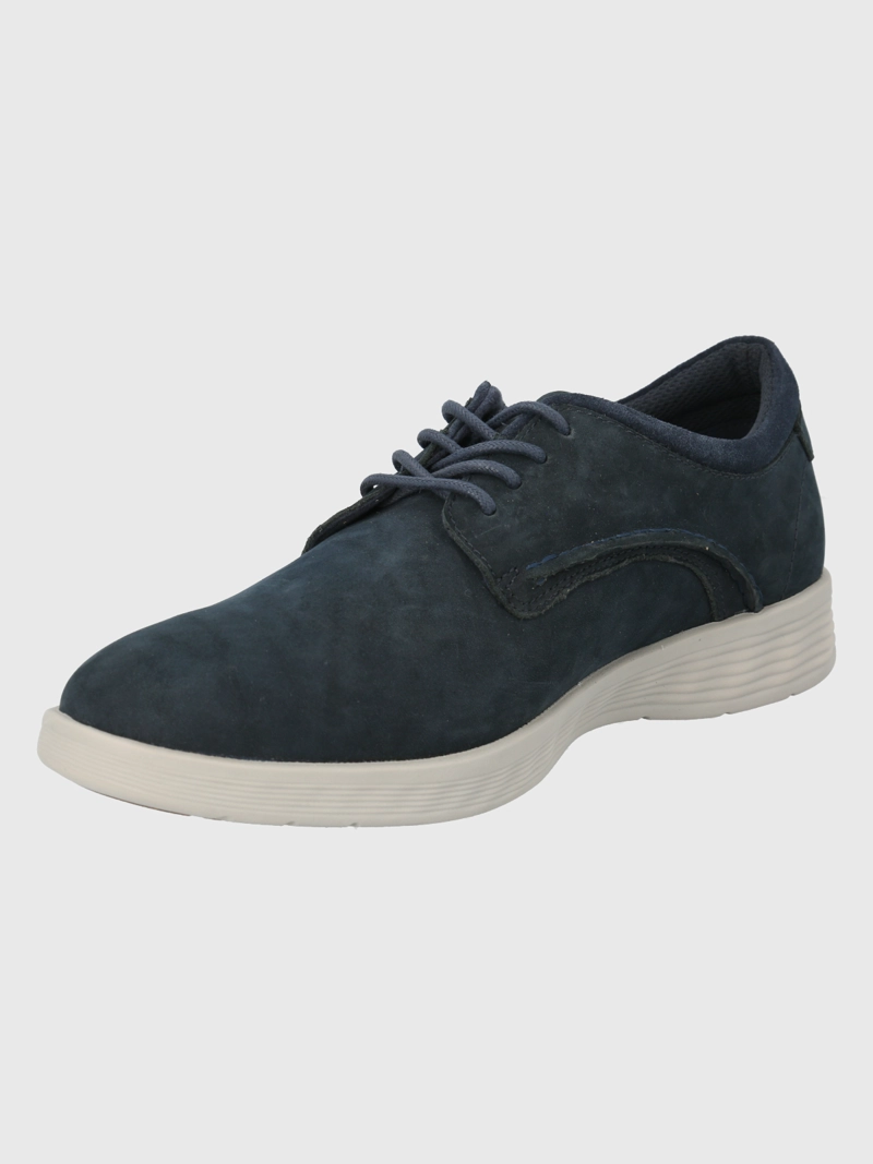 ZAPATO CUERO AZUL HOMBRE SPINAL STREET HUSH PUPPIES - 4