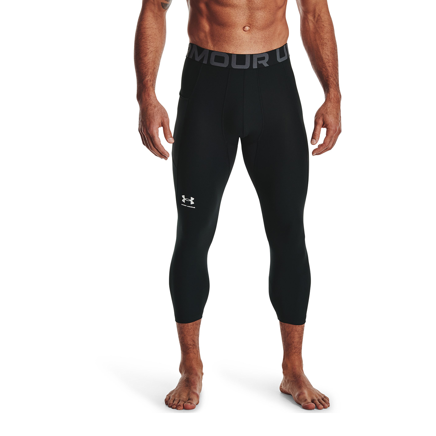 LEGGINGS HOMBRE UNDER ARMOUR NEGRO HEATGEAR® ¾ - 4
