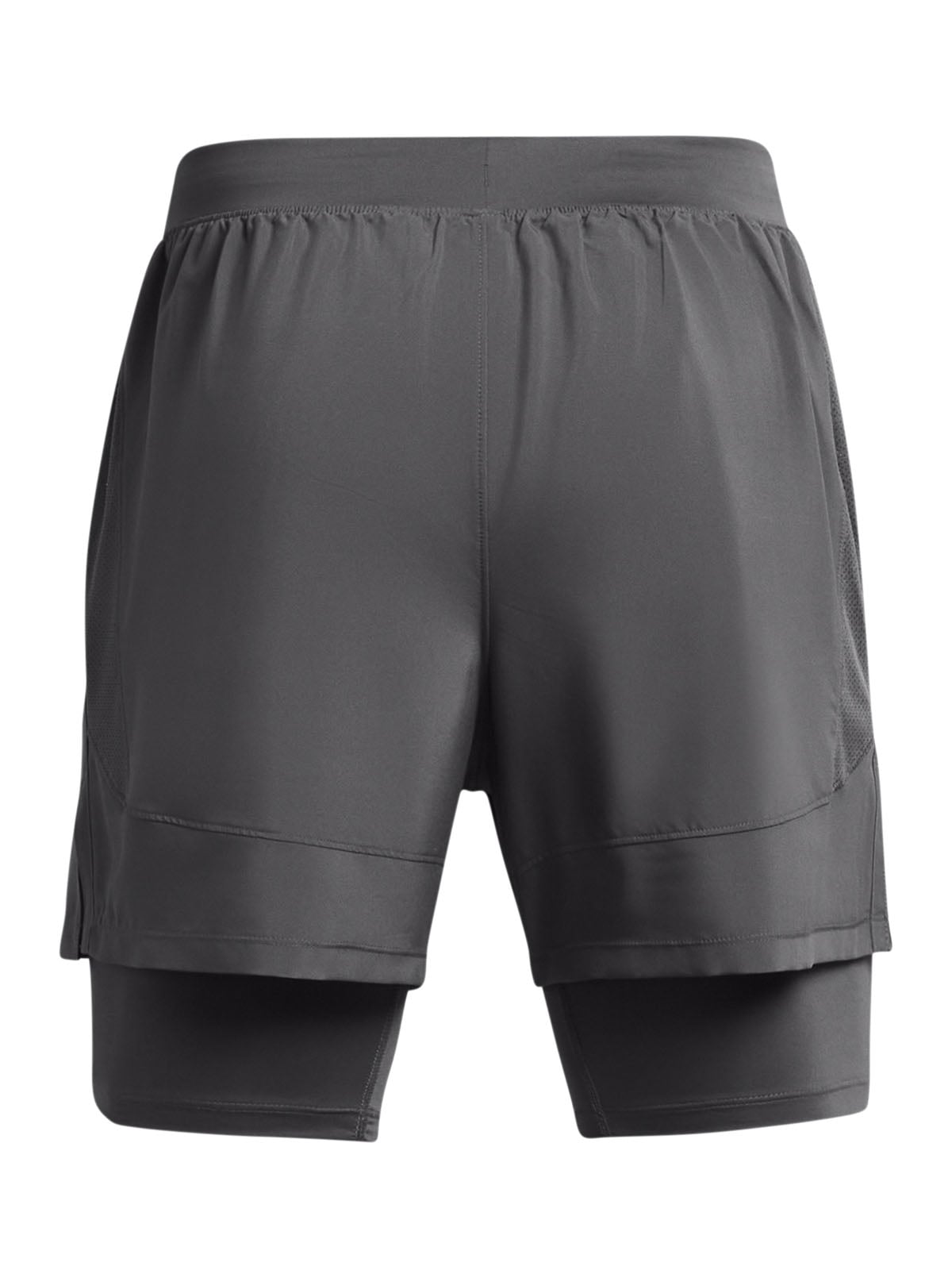 SHORTS HOMBRE UNDER ARMOUR GRIS LAUNCH 2 EN 1 DE 5' - 2
