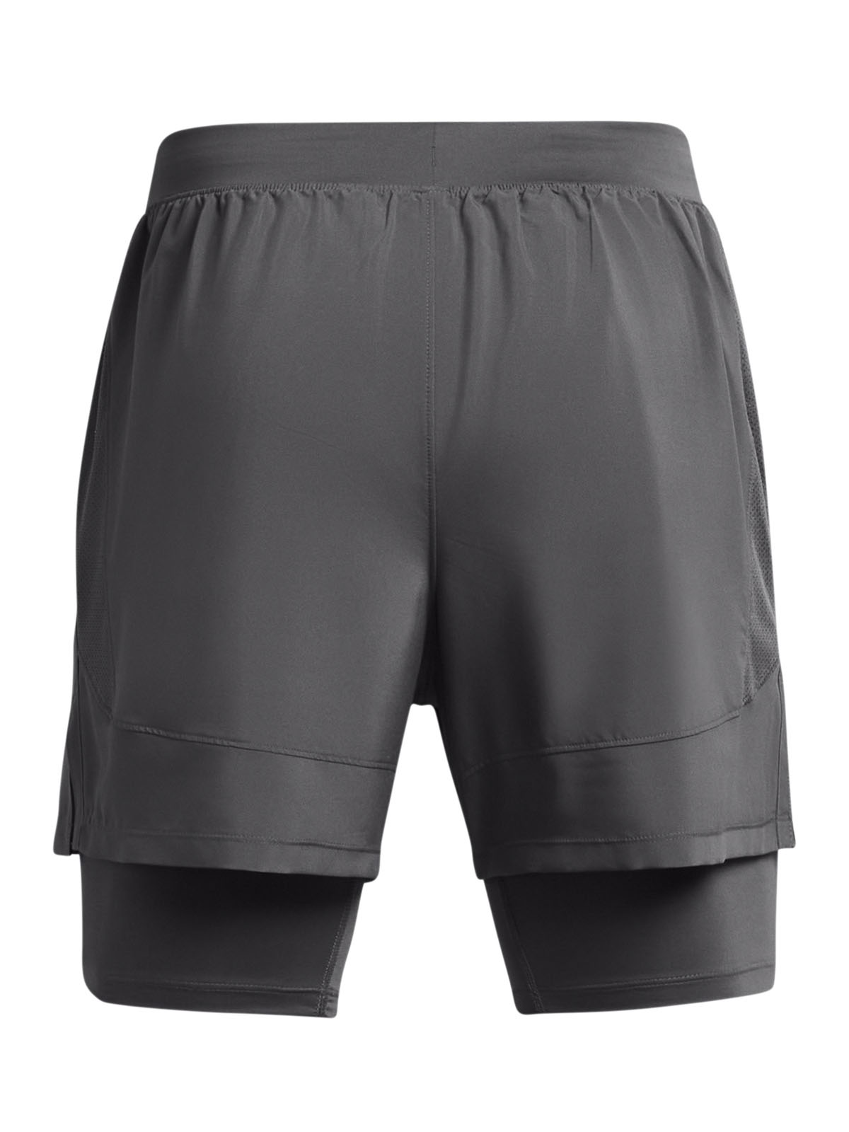 SHORTS HOMBRE UNDER ARMOUR GRIS LAUNCH 2 EN 1 DE 5' - 2