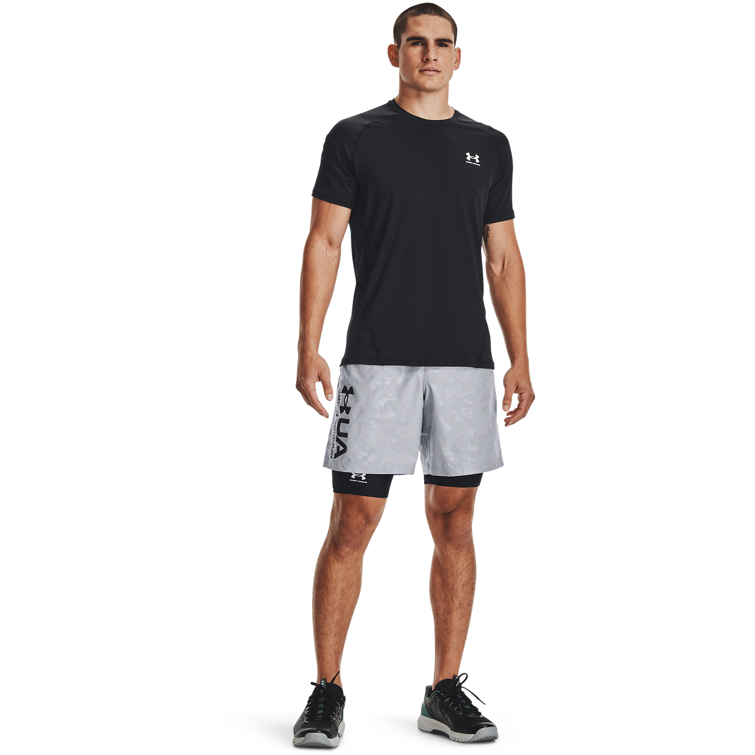 SHORTS HOMBRE UNDER ARMOUR NEGRO LARGOS HEATGEAR® - 5