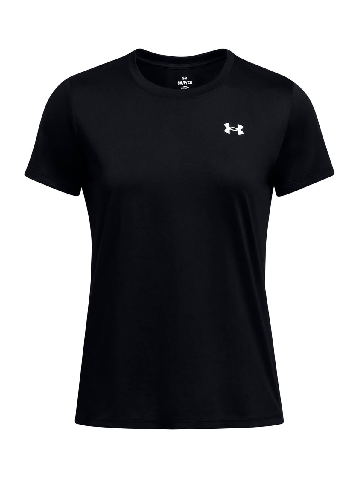 POLERA MANGA CORTA TRAINING PARA MUJER TECH NEGRO UA - 1