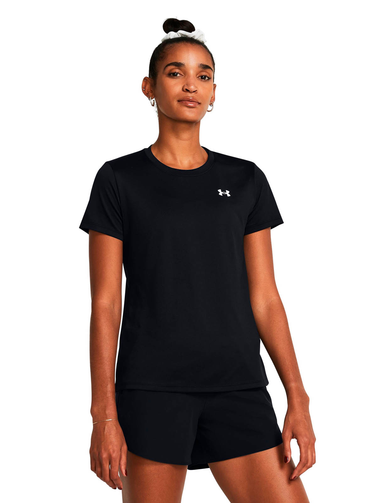 POLERA MANGA CORTA TRAINING PARA MUJER TECH NEGRO UA - 4