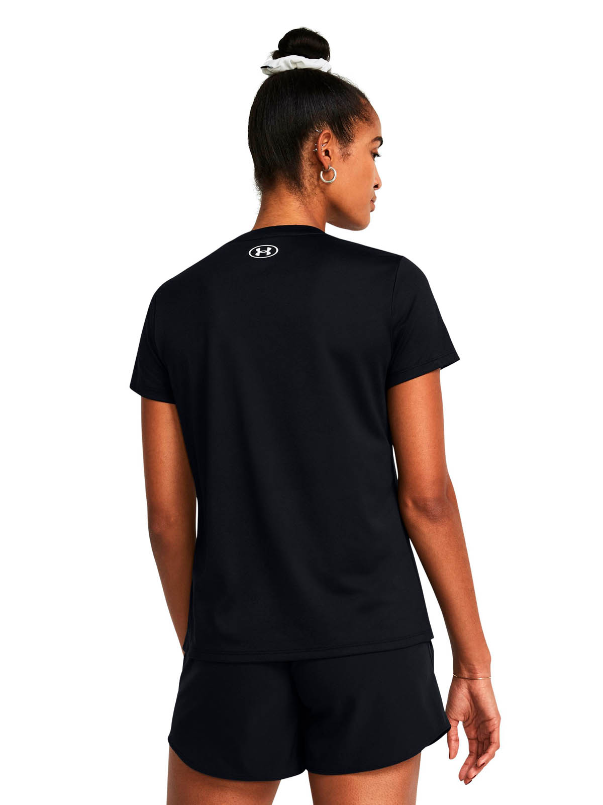 POLERA MANGA CORTA TRAINING PARA MUJER TECH NEGRO UA - 5
