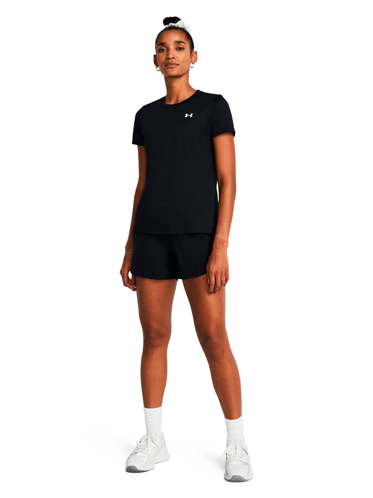 POLERA MANGA CORTA TRAINING PARA MUJER TECH NEGRO UA - 6