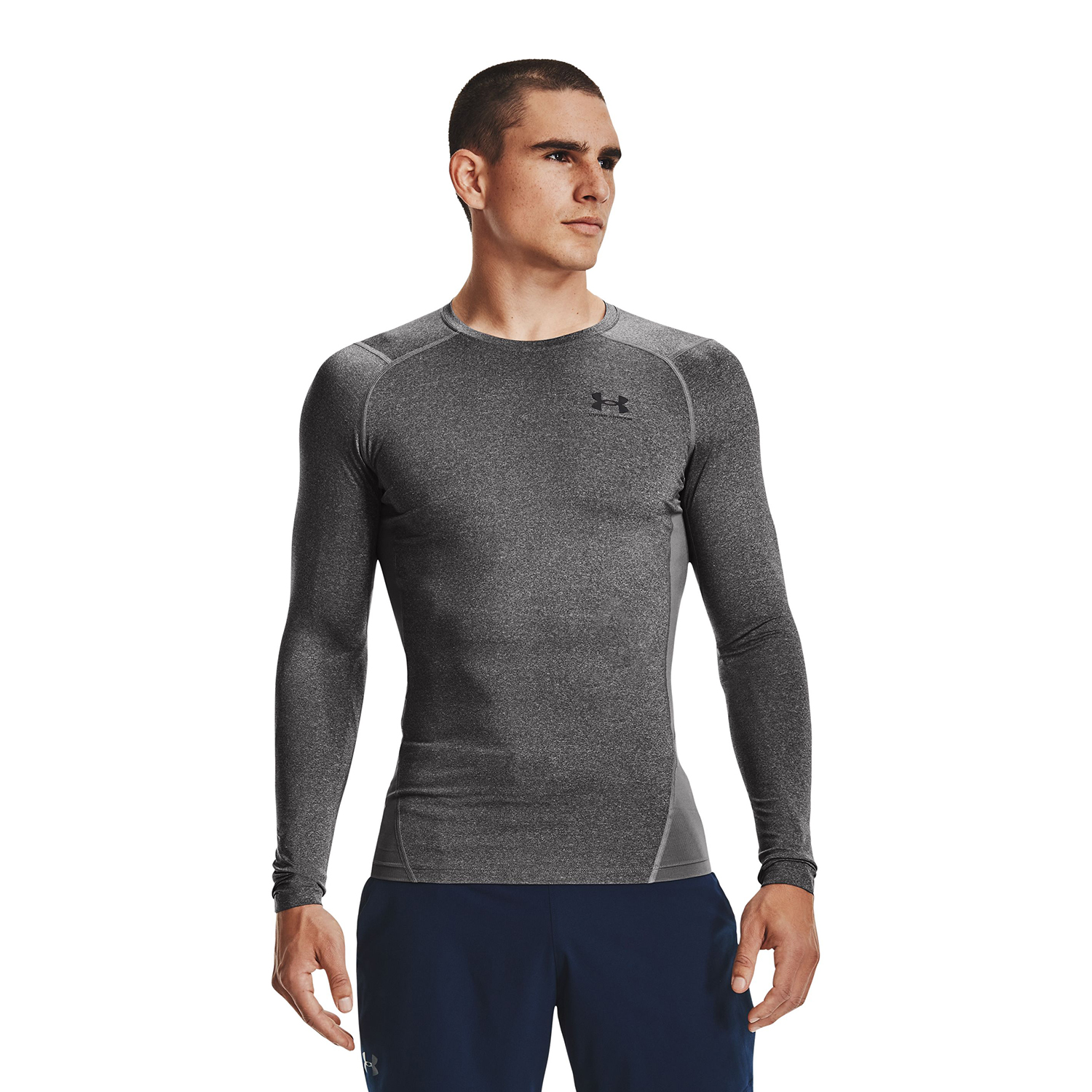 PRIMERA CAPA HEATGEAR® PARA HOMBRE GRIS UNDER ARMOUR - 4