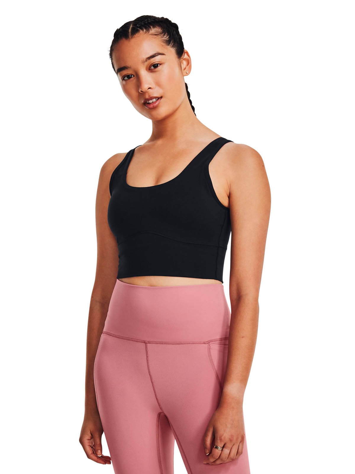 PETO TRAINING PARA MUJER MERIDIAN FITTED CROP NEGRO UA - 3