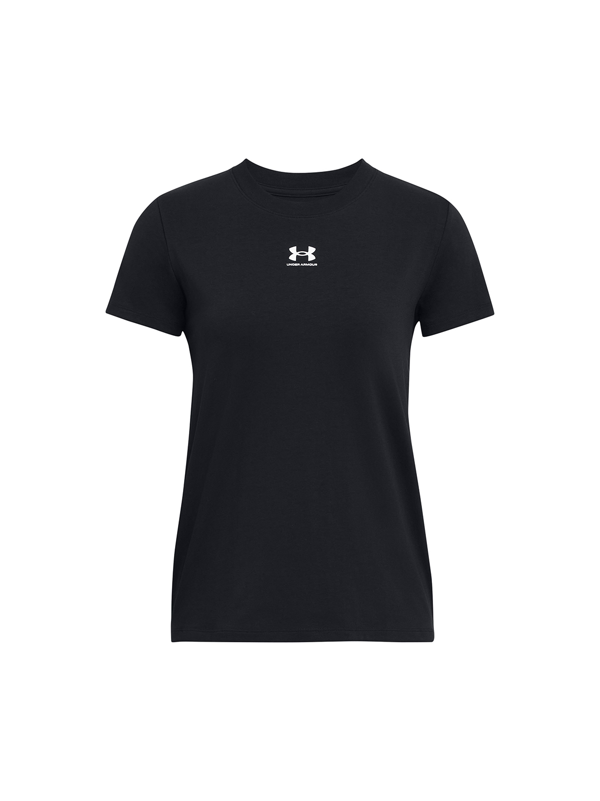 UNDER ARMOUR POLERA MANGA CORTA RIVAL CORE MUJER NEGRO UNDER ARMOUR