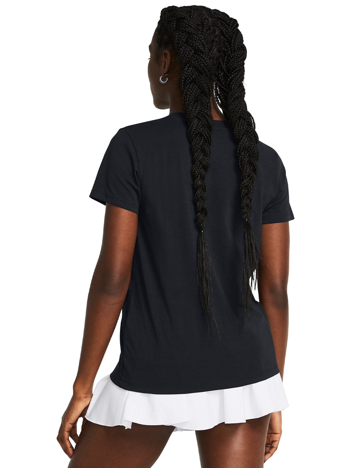 POLERA MANGA CORTA RIVAL CORE MUJER NEGRO UNDER ARMOUR - 5