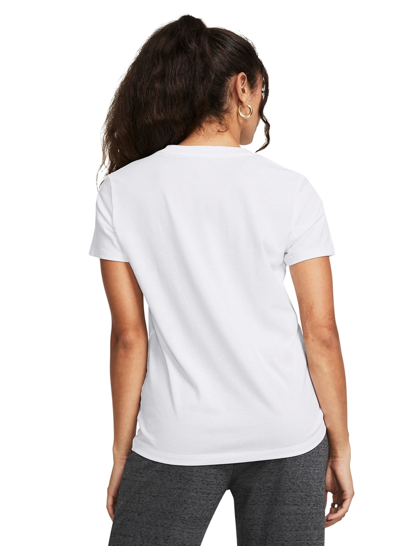 POLERA MANGA CORTA RIVAL CORE MUJER BLANCO UNDER ARMOUR - 5