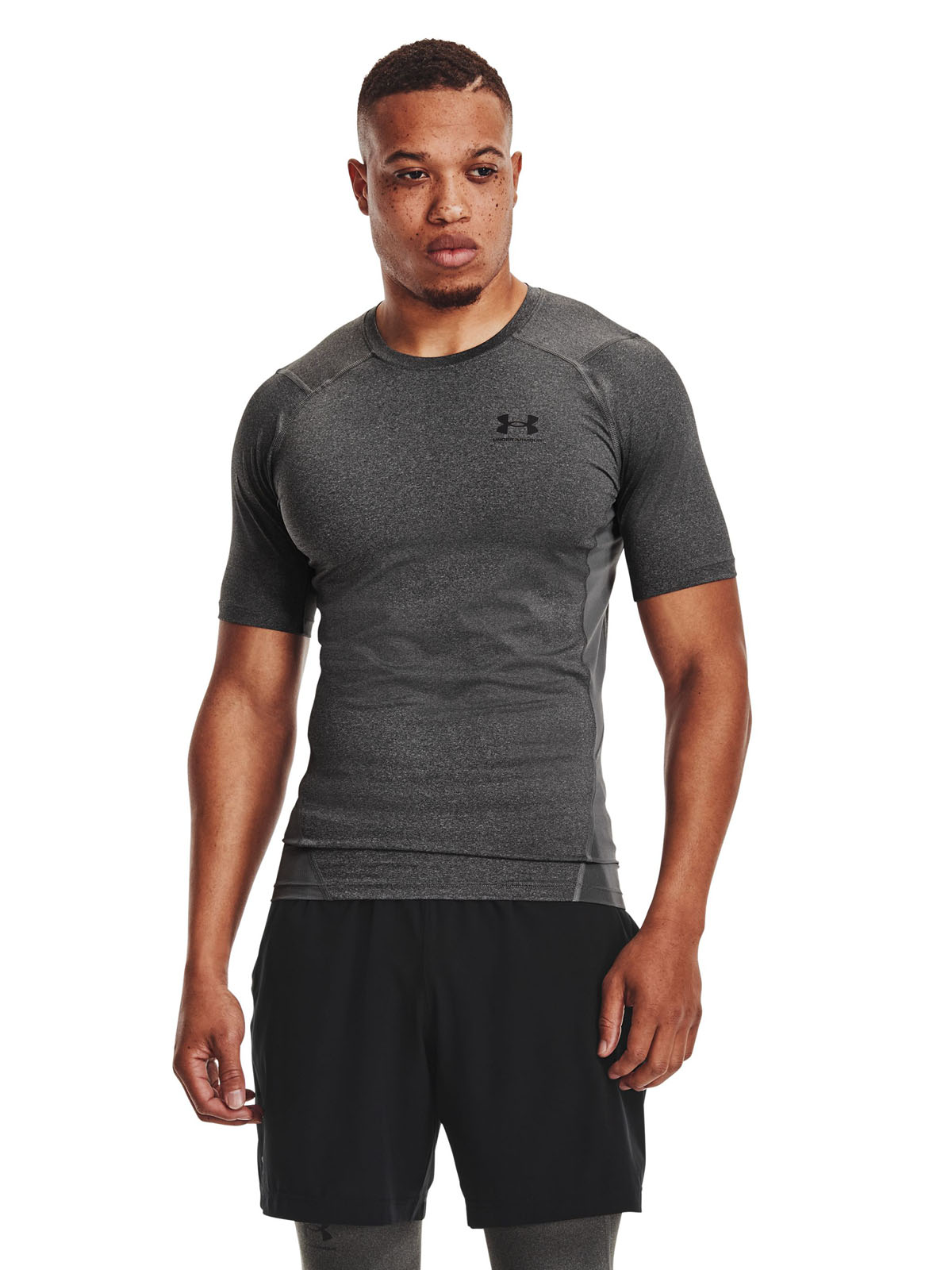 PRIMERA CAPA MC HEATGEAR HOMBRE GRIS UNDER ARMOUR - 4