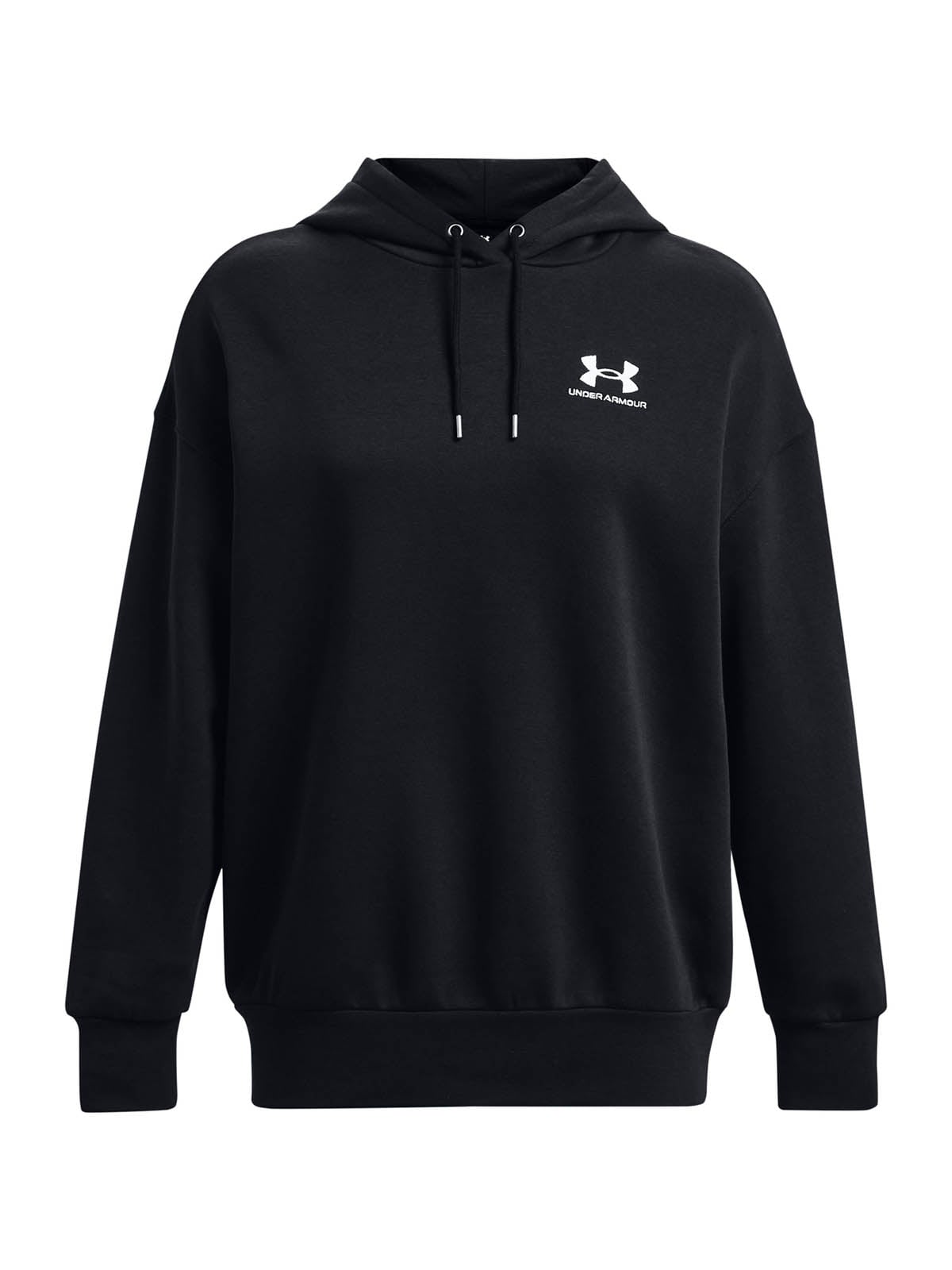 POLERON LIFESTYLE PARA MUJER ICON FLEECE NEGRO UA - 1