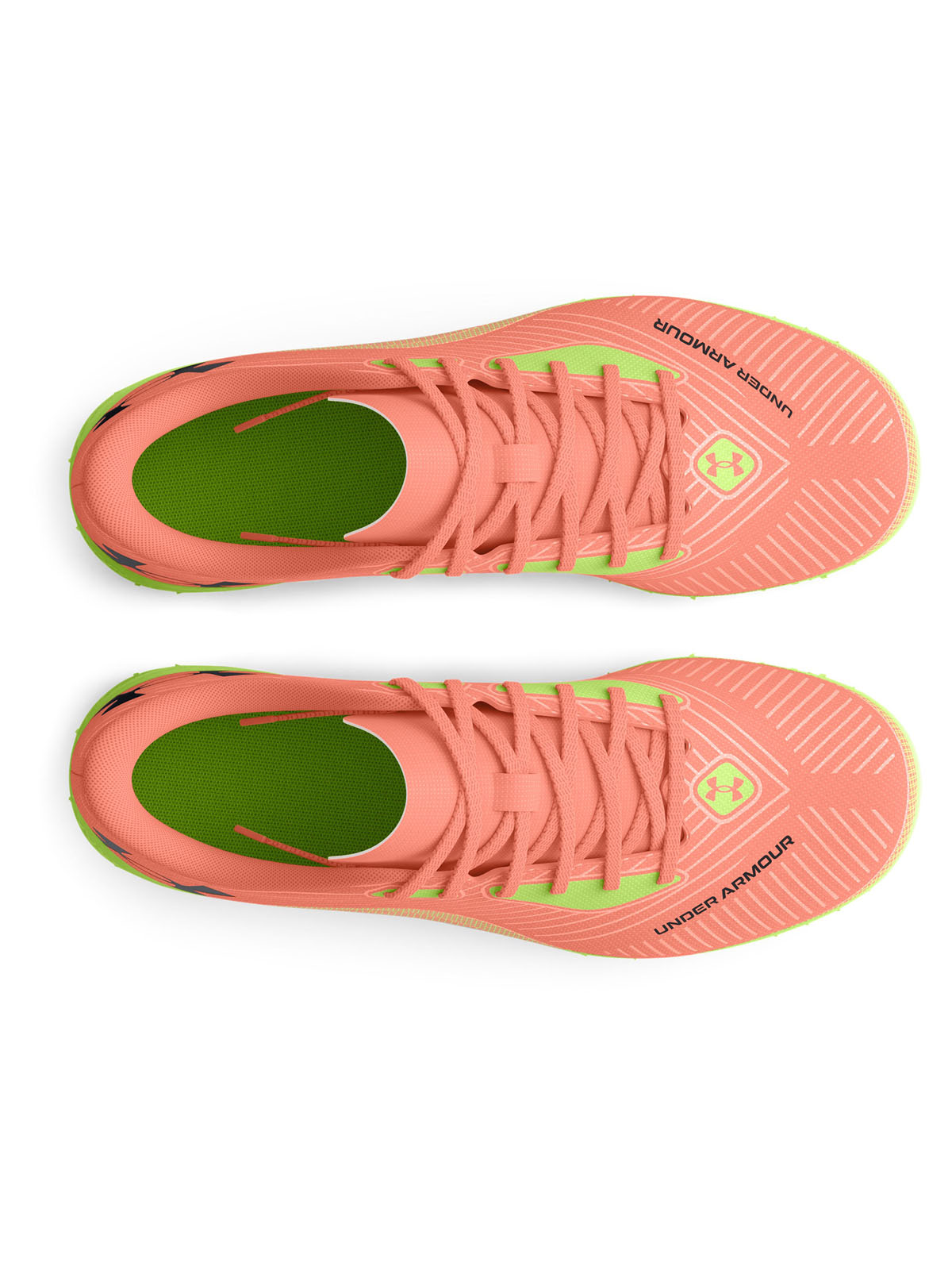 ZAPATILLAS UNISEX UNDER ARMOUR FÚTBOL NARANJO SHADOW SELCT TRF 2 - 5