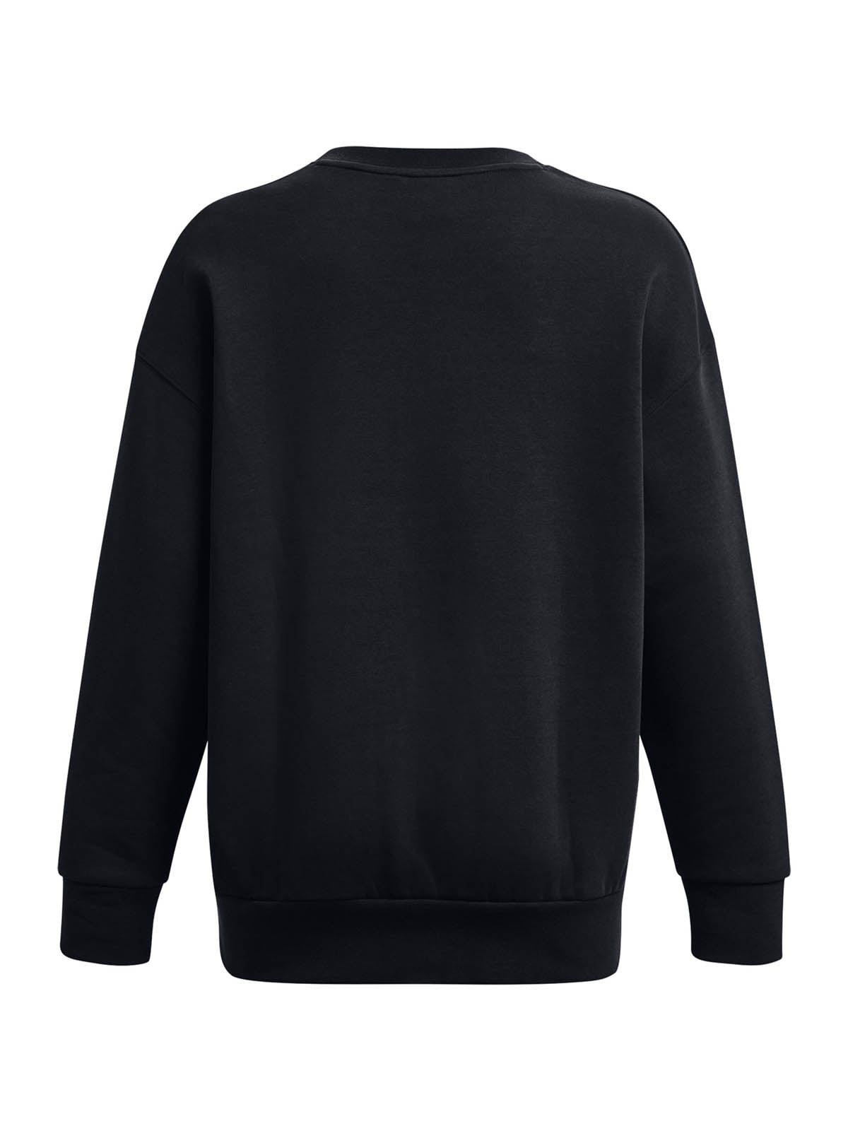 BUZO LIFESTYLE PARA MUJER ICON FLEECE NEGRO UA - 2