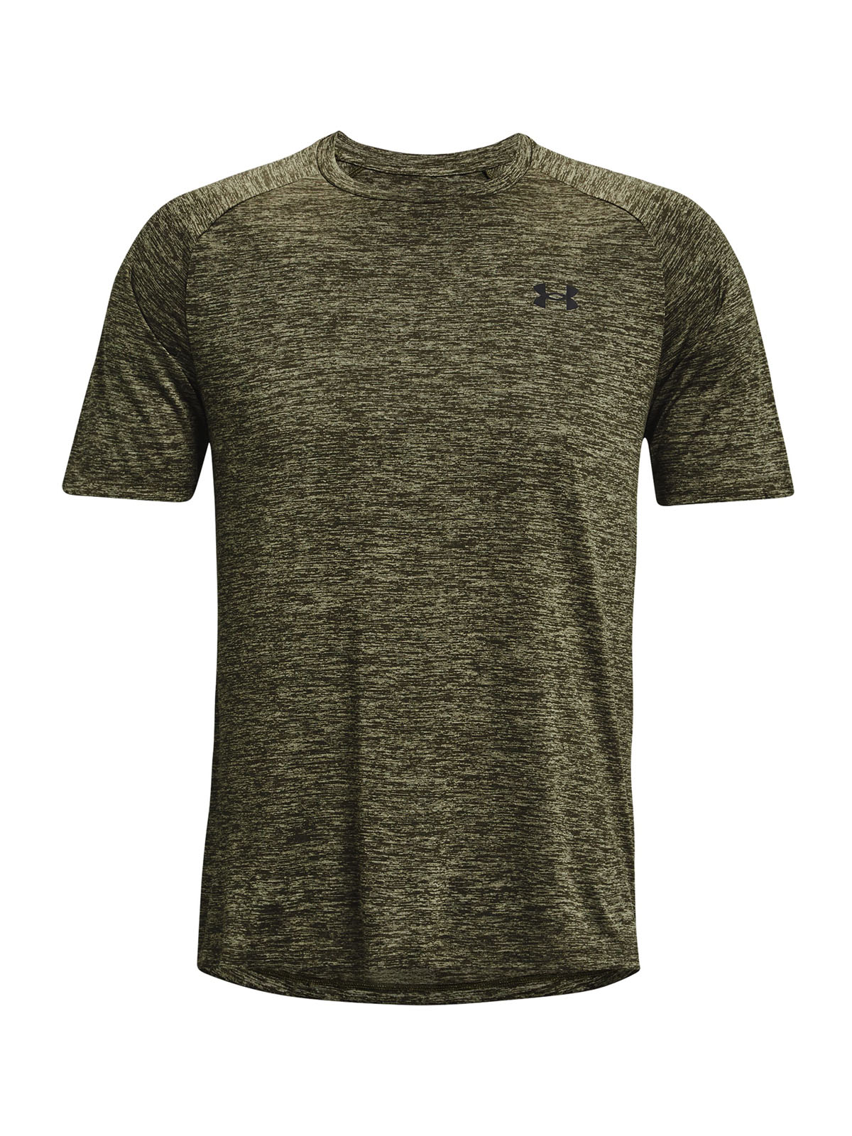 POLERA MANGA CORTA TECH HOMBRE VERDE UNDER ARMOUR - 1