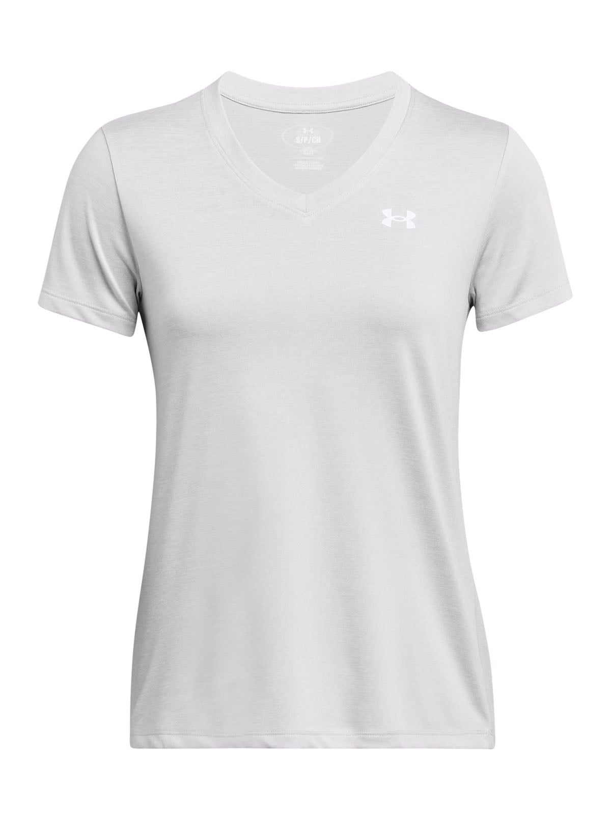 UNDER ARMOUR POLERA MANGA CORTA TECH MUJER GRIS UNDER ARMOUR