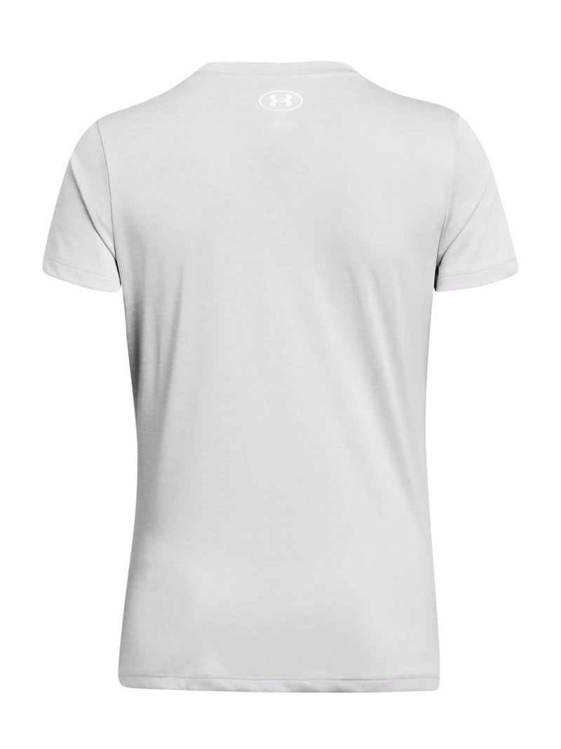 POLERA MANGA CORTA TECH MUJER GRIS UNDER ARMOUR - 2