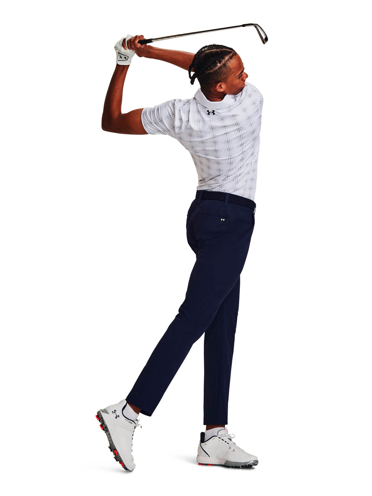 PANTALON DE GOLF  HOMBRE DRIVE TAPERED AZUL MARINO UA - 4