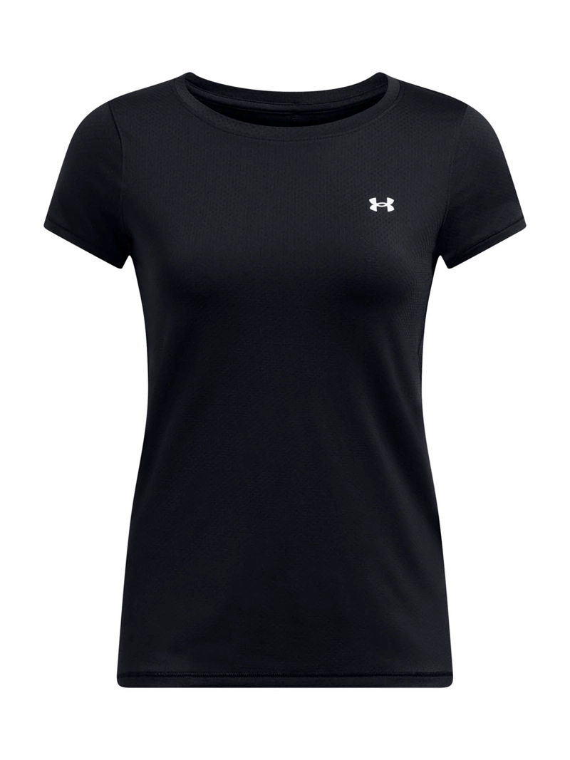 UNDER ARMOUR POLERA MANGA CORTA TRAINING PARA MUJER HEATGEAR ARMOUR NEGRO UA