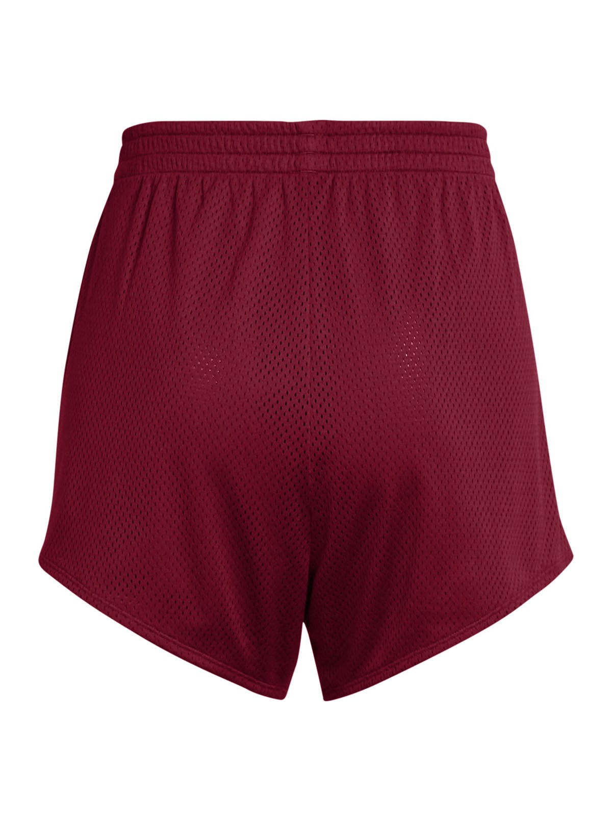 SHORTS MUJER UNDER ARMOUR ROJO DE MALLA TECH DE 3' - 2