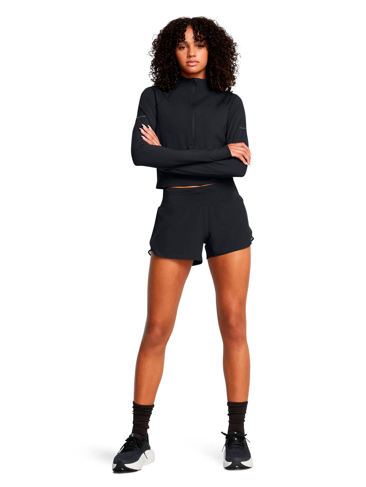 SHORT RUNNING PARA MUJER LAUNCH PRO 3'' NEGRO UA - 6