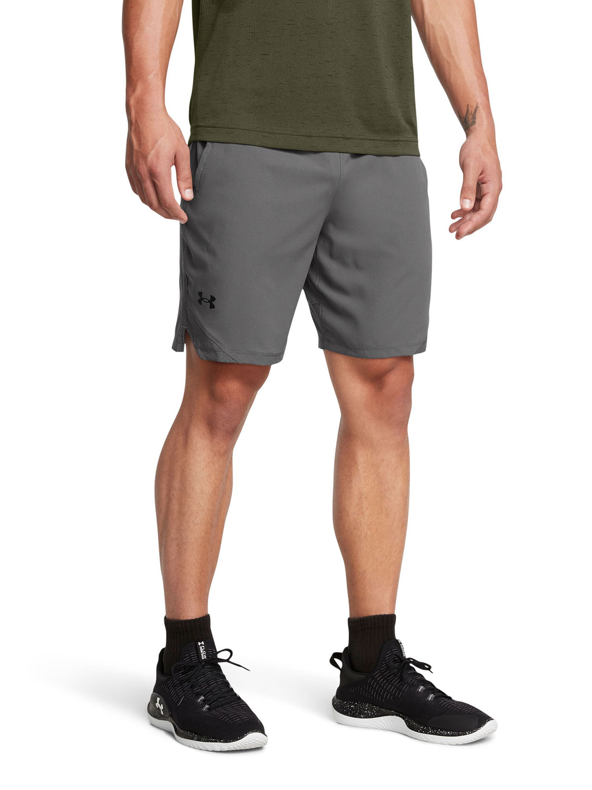SHORTS HOMBRE UNDER ARMOUR GRIS UA VANISH - 4