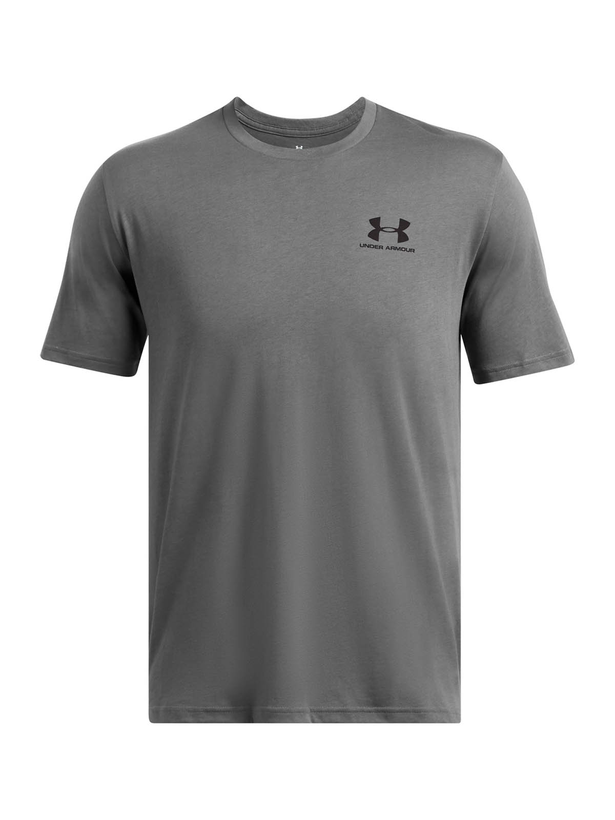 UNDER ARMOUR POLERA MANGA CORTA LIFESTYLE  HOMBRE LEFT CHEST LOGO GRIS UA