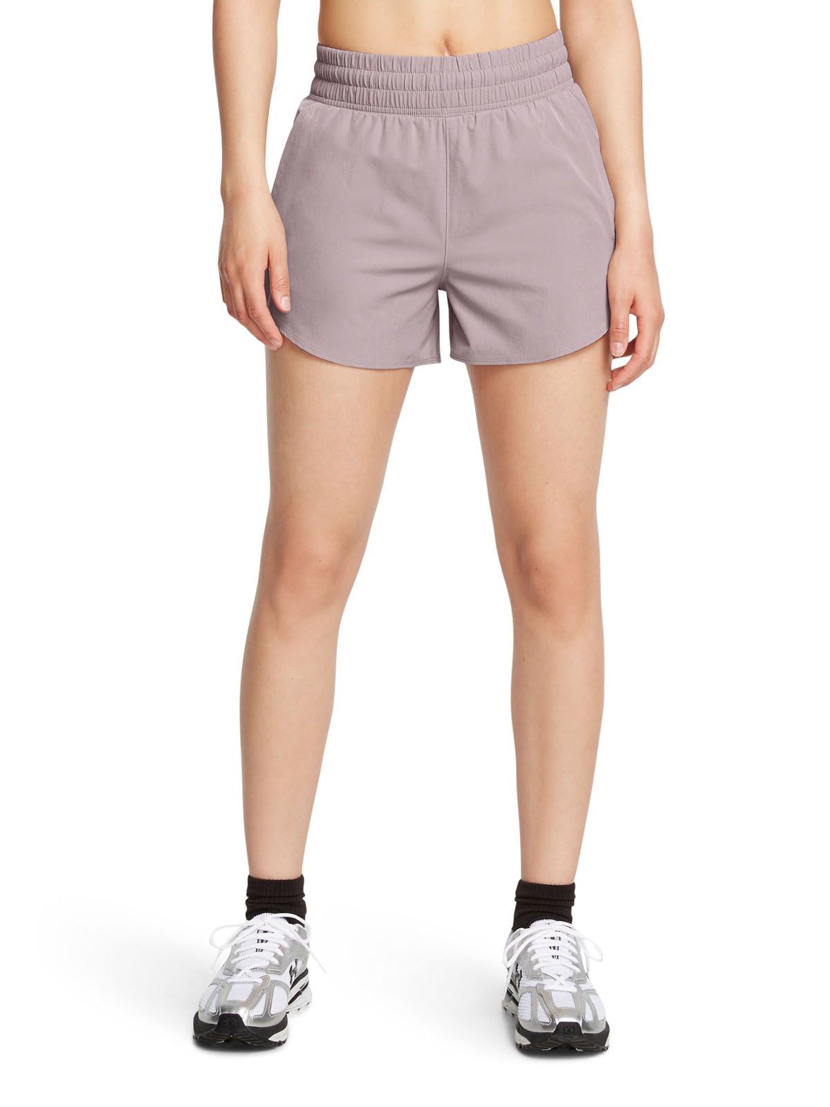 SHORTS MUJER UNDER ARMOUR GRIS UA VANISH DE 3' - 4