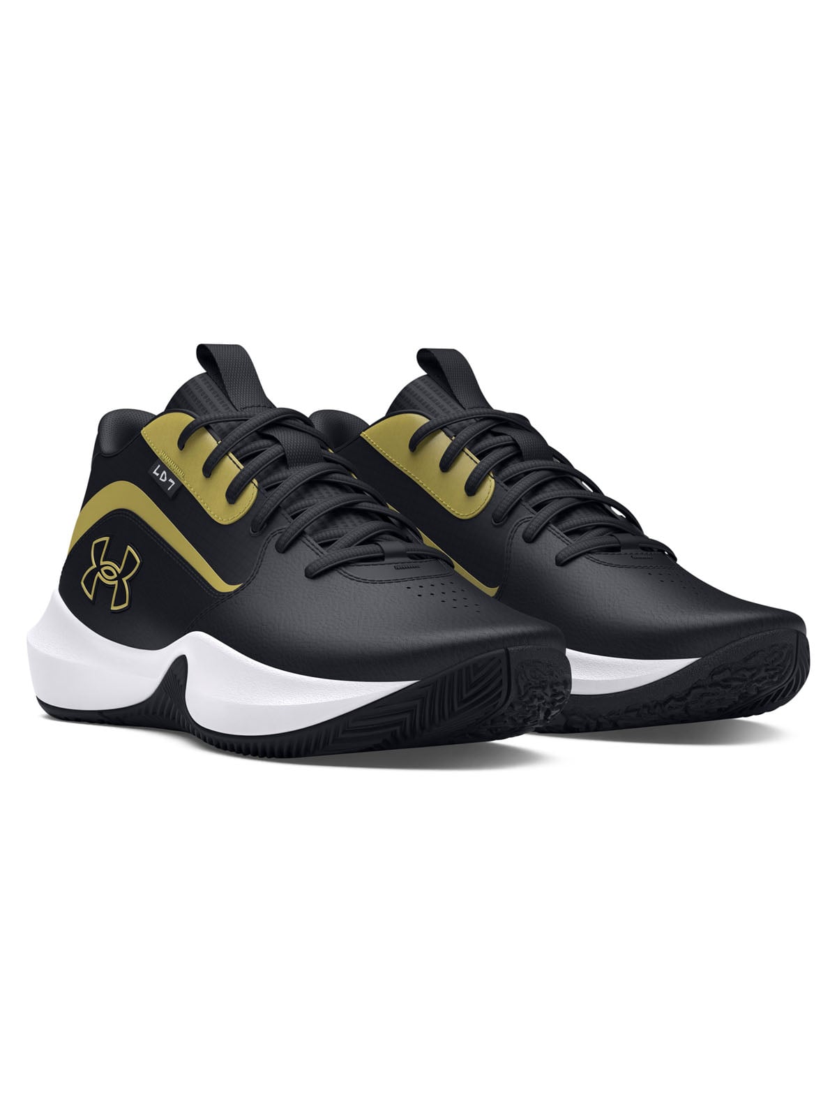 ZAPATILLAS UNISEX UNDER ARMOUR BASKETBALL NEGRO LOCKDOWN 7 CUERO - 6