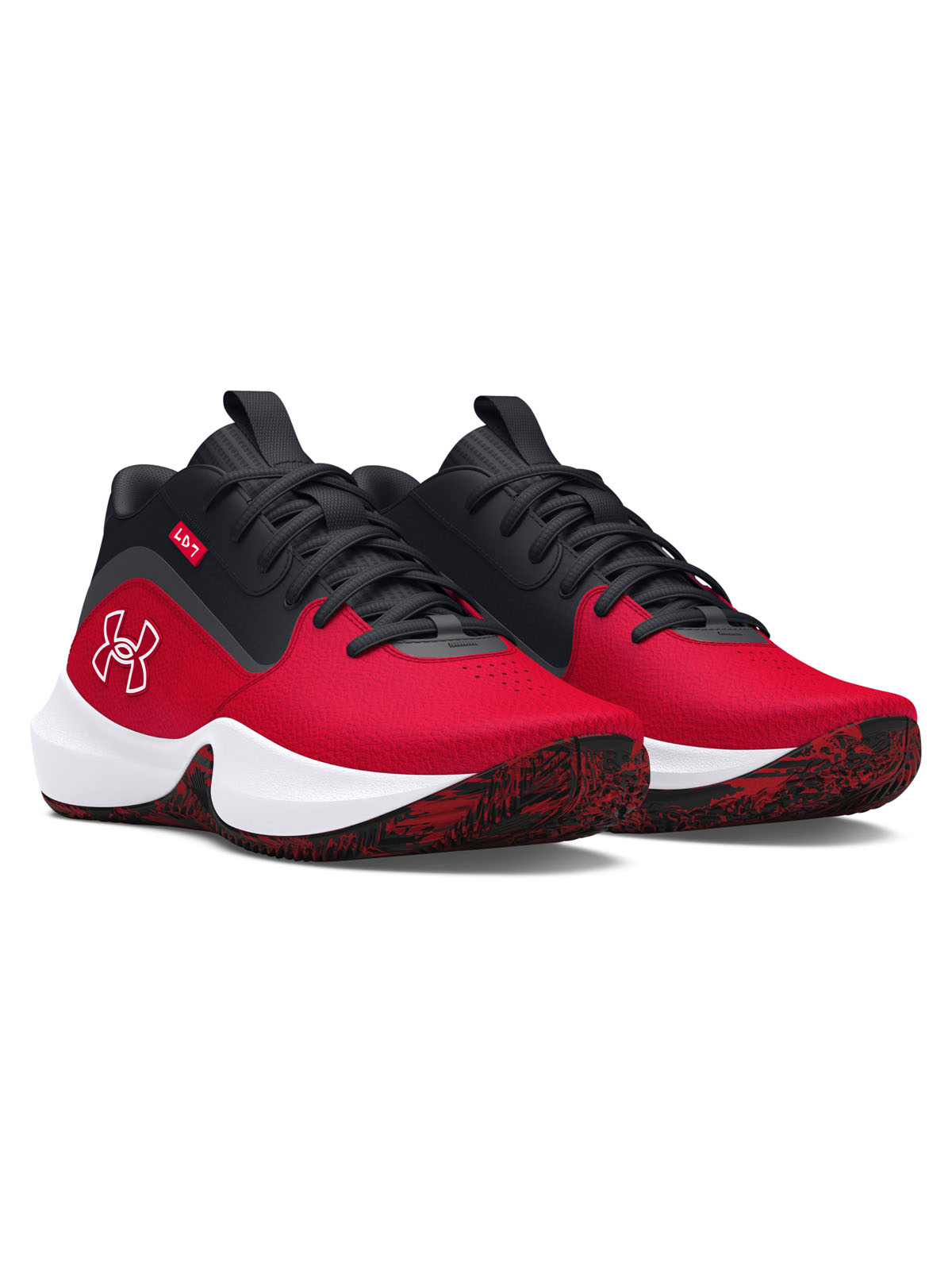 ZAPATILLAS BSKETBALL UNISEX LOCKDOWN7 ROJO UNDER ARMOUR - 6