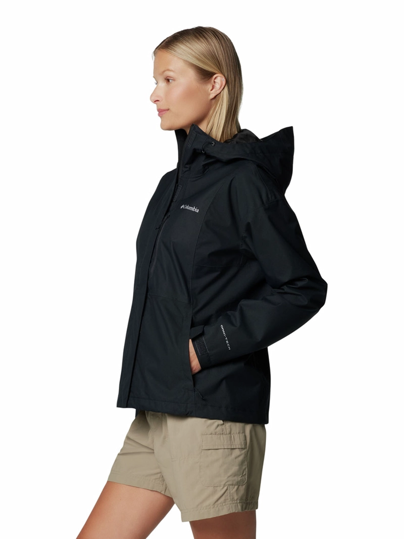 CORTAVIENTO MUJER HIKEBOUND II NEGRO COLUMBIA - 2