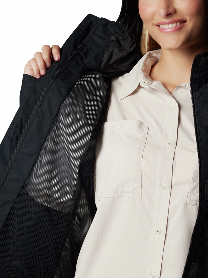 CORTAVIENTO MUJER HIKEBOUND II NEGRO COLUMBIA - 6