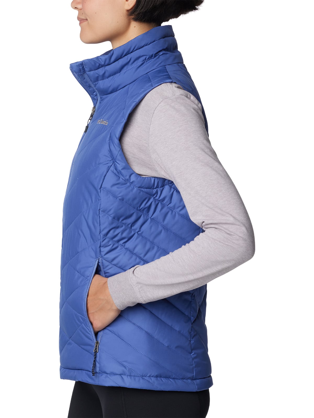 PARKA SIN MANGAS MUJER HEAVENLY VEST AZUL COLUMBIA - 2