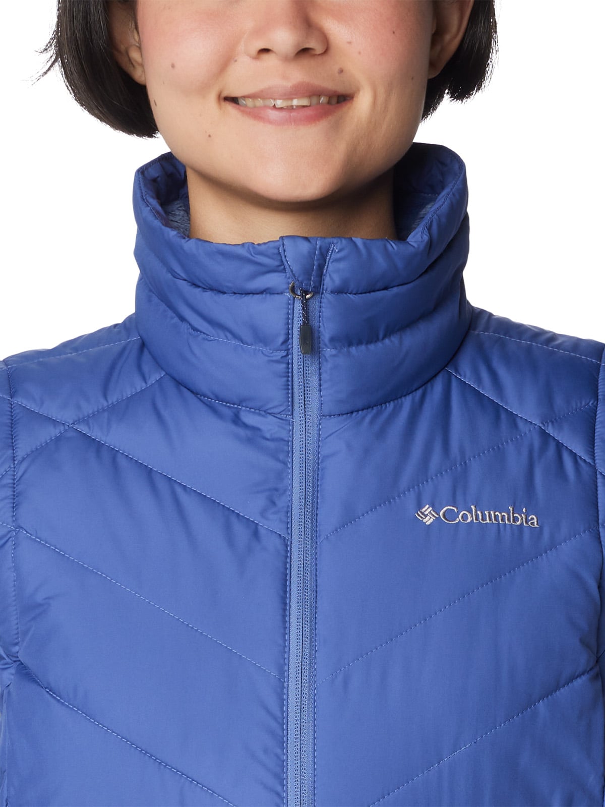 PARKA SIN MANGAS MUJER HEAVENLY VEST AZUL COLUMBIA - 4