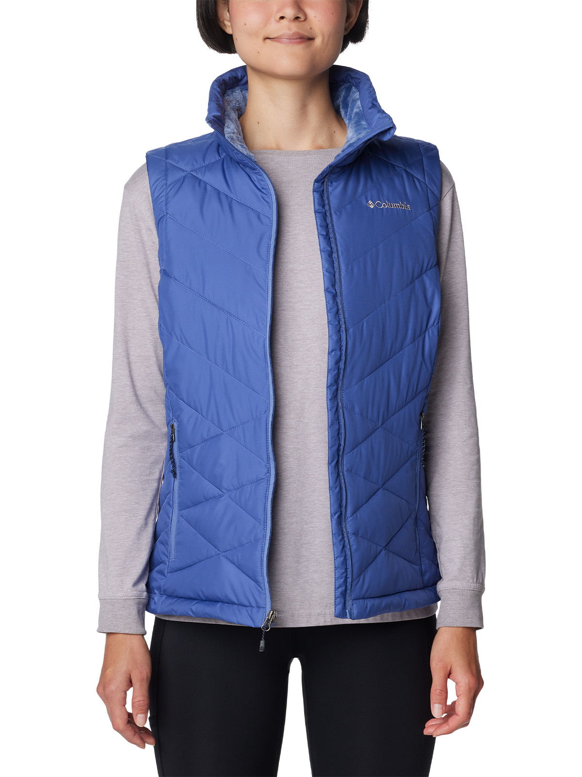 PARKA SIN MANGAS MUJER HEAVENLY VEST AZUL COLUMBIA - 7