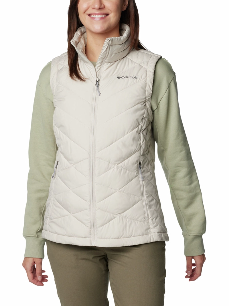 PARKA SIN MANGAS MUJER HEAVENLY II VEST BEIGE COLUMBIA - 1