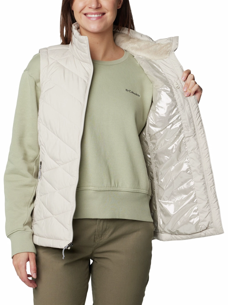 PARKA SIN MANGAS MUJER HEAVENLY II VEST BEIGE COLUMBIA - 5