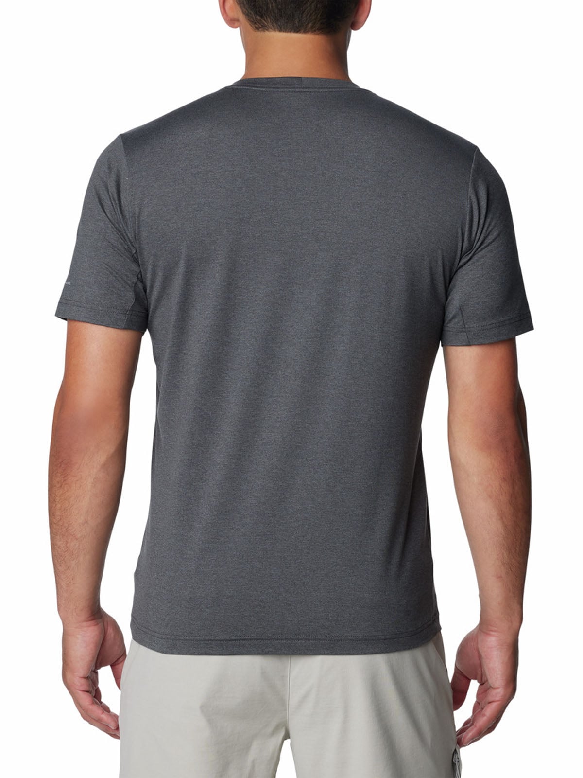 POLERA HOMBRE TECH TRAIL CREW NECK GRIS COLUMBIA - 6