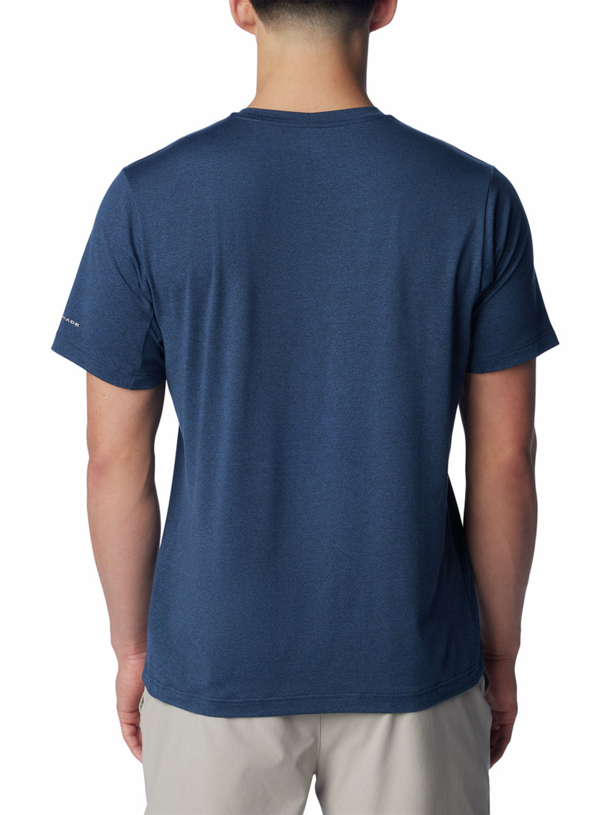 POLERA HOMBRE TECH TRAIL CREW NECK AZUL COLUMBIA - 6