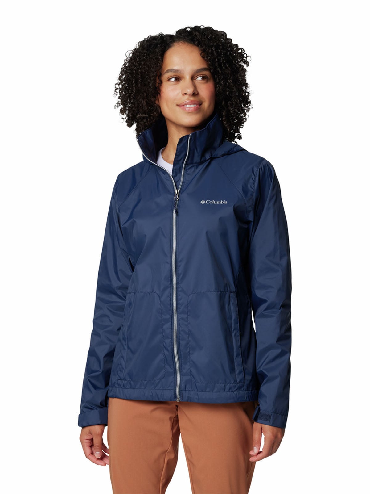 CORTAVIENTO MUJER SWITCHBACK IV AZUL COLUMBIA - 1