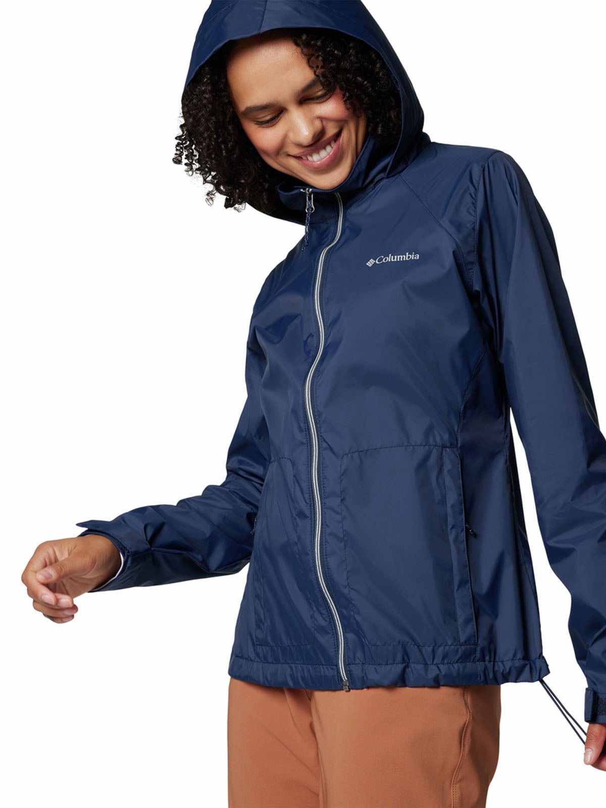 CORTAVIENTO MUJER SWITCHBACK IV AZUL COLUMBIA - 6
