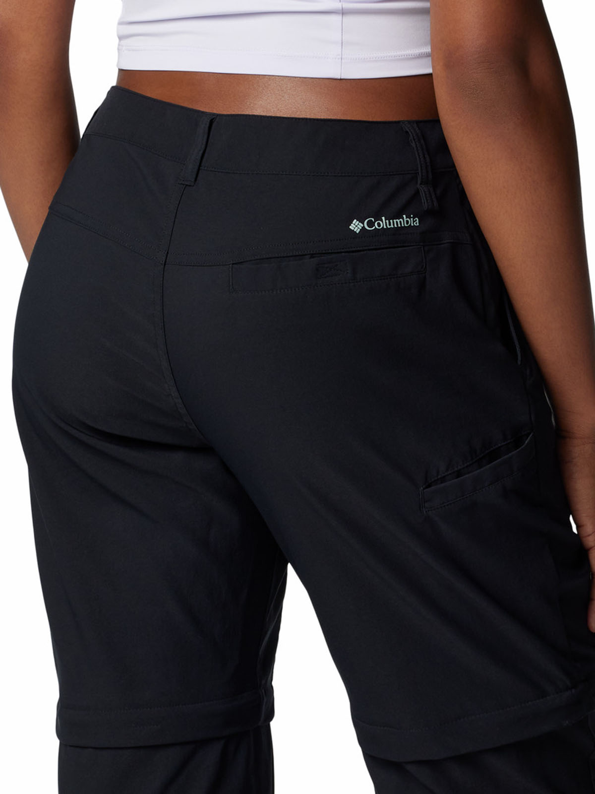 PANTALÓN MUJER LESLIE CONVERT NEGRO COLUMBIA - 5