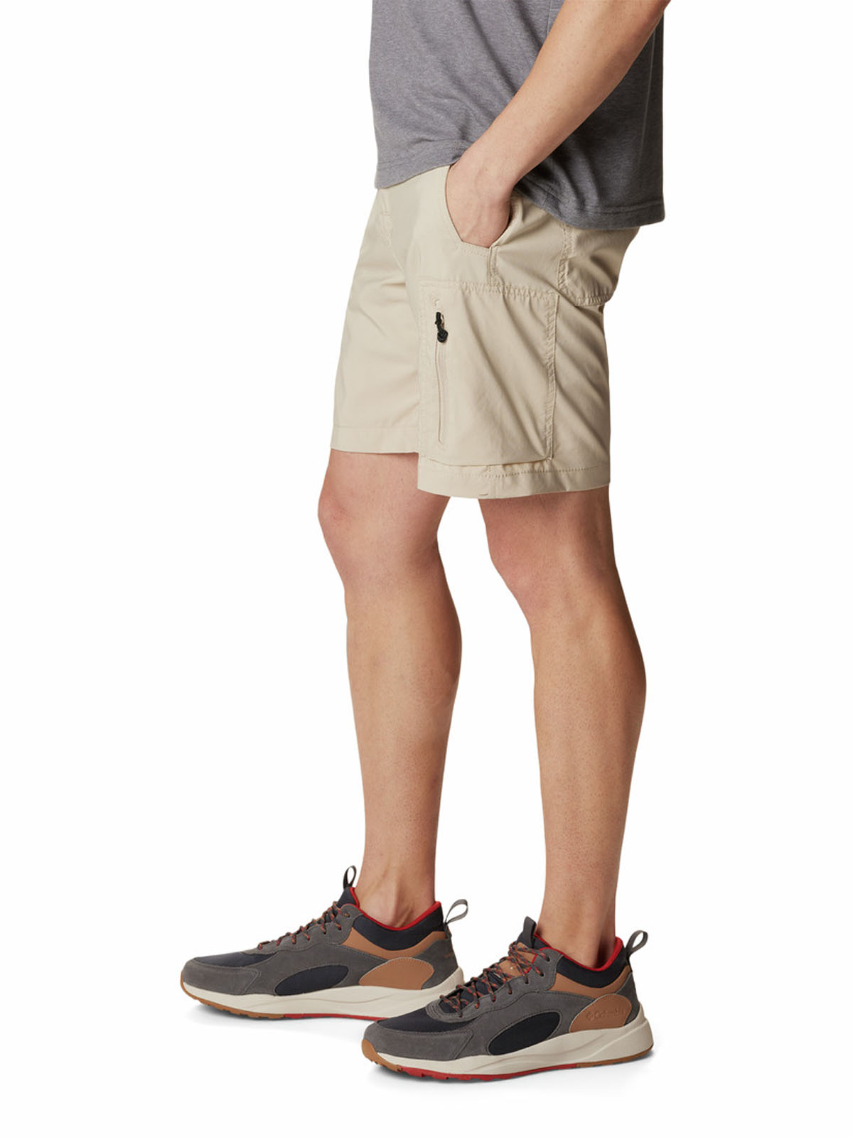 SHORT HOMBRE COLUMBIA BEIGE SILVER RIDGE UTILITY CARGO - 2