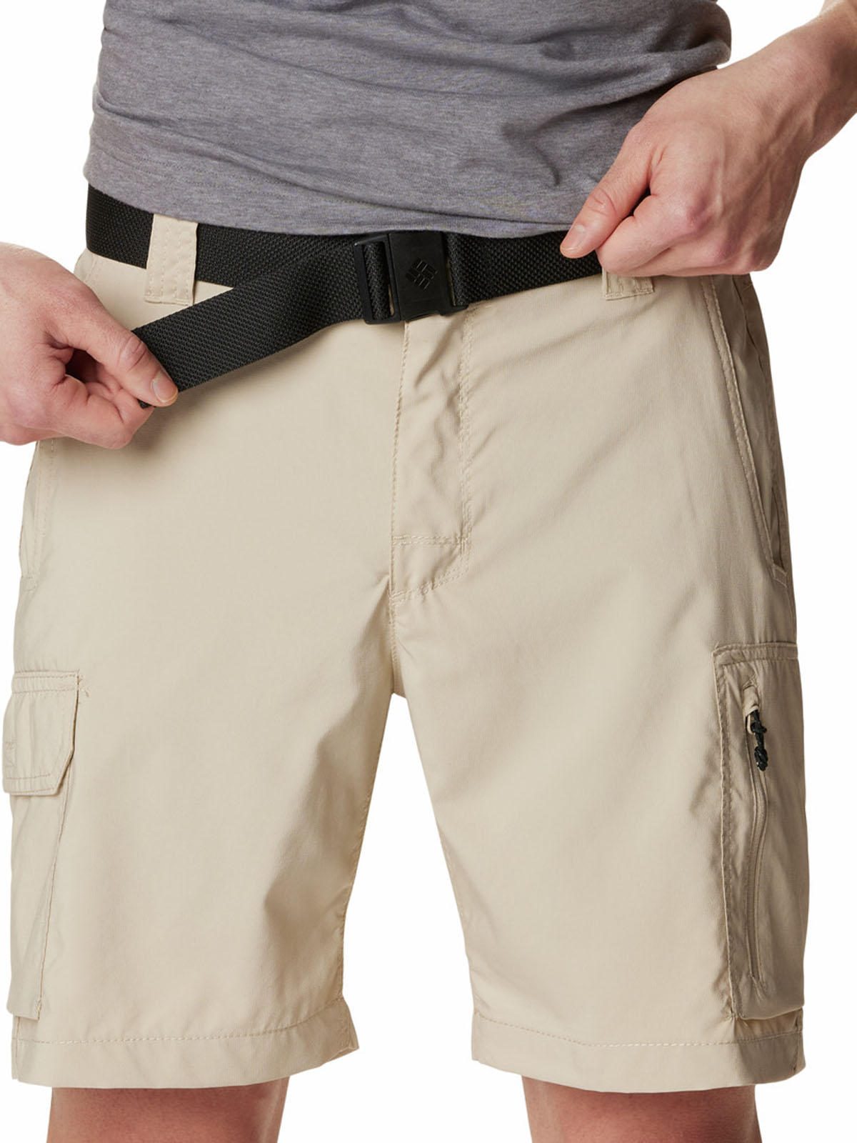 SHORT HOMBRE COLUMBIA BEIGE SILVER RIDGE UTILITY CARGO - 4