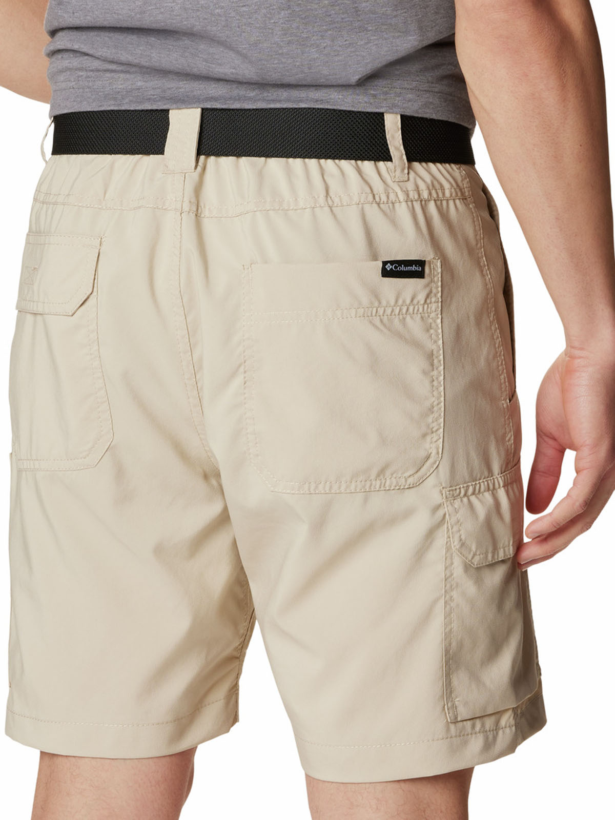 SHORT HOMBRE COLUMBIA BEIGE SILVER RIDGE UTILITY CARGO - 5