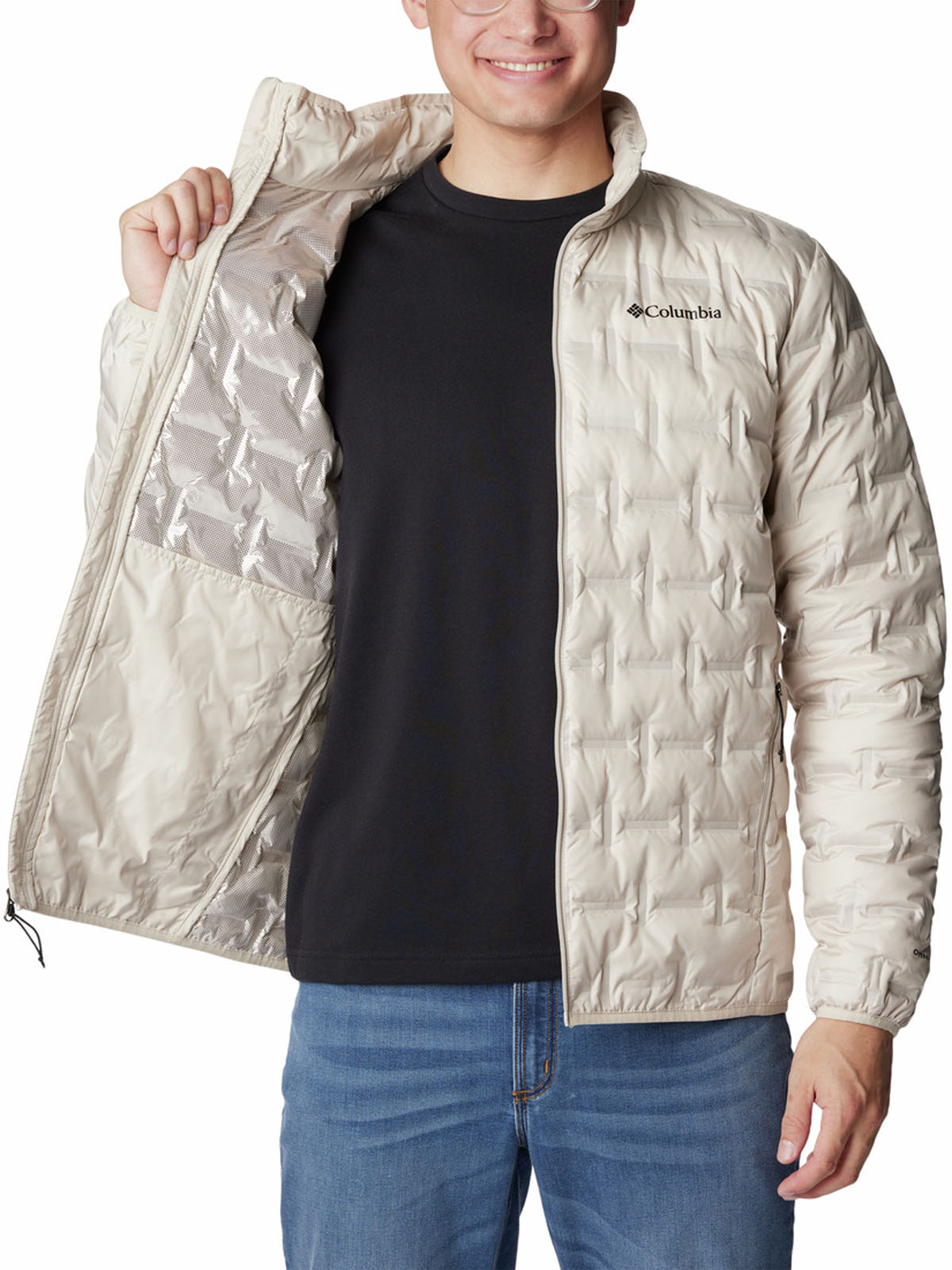PARKA HOMBRE COLUMBIA DELTA RIDGE II DOWN BEIGE - 5