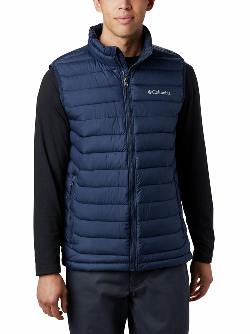 PARKA SIN MANGAS HOMBRE POWDER LITE II AZUL COLUMBIA - 1